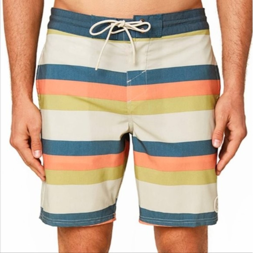 Men's Hybrid Stretch Flex Board Shorts Swim Trunks 40 XL O'Neill Blanket Stripe